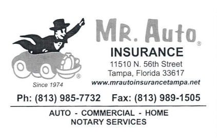 Mr Auto Insurance Location in Tampa